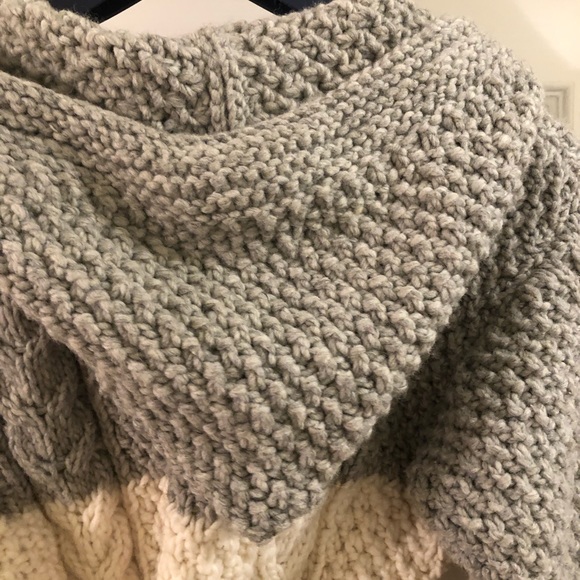 Handmade Ecuadorian Wool Sweater Jacket. - Picture 4 of 15